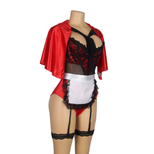 Body de caperucita roja disfraces cosplay