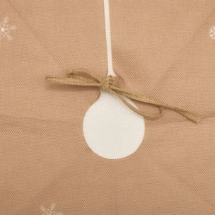 TAPIS SAPIN PERE NOEL JUTE D90
