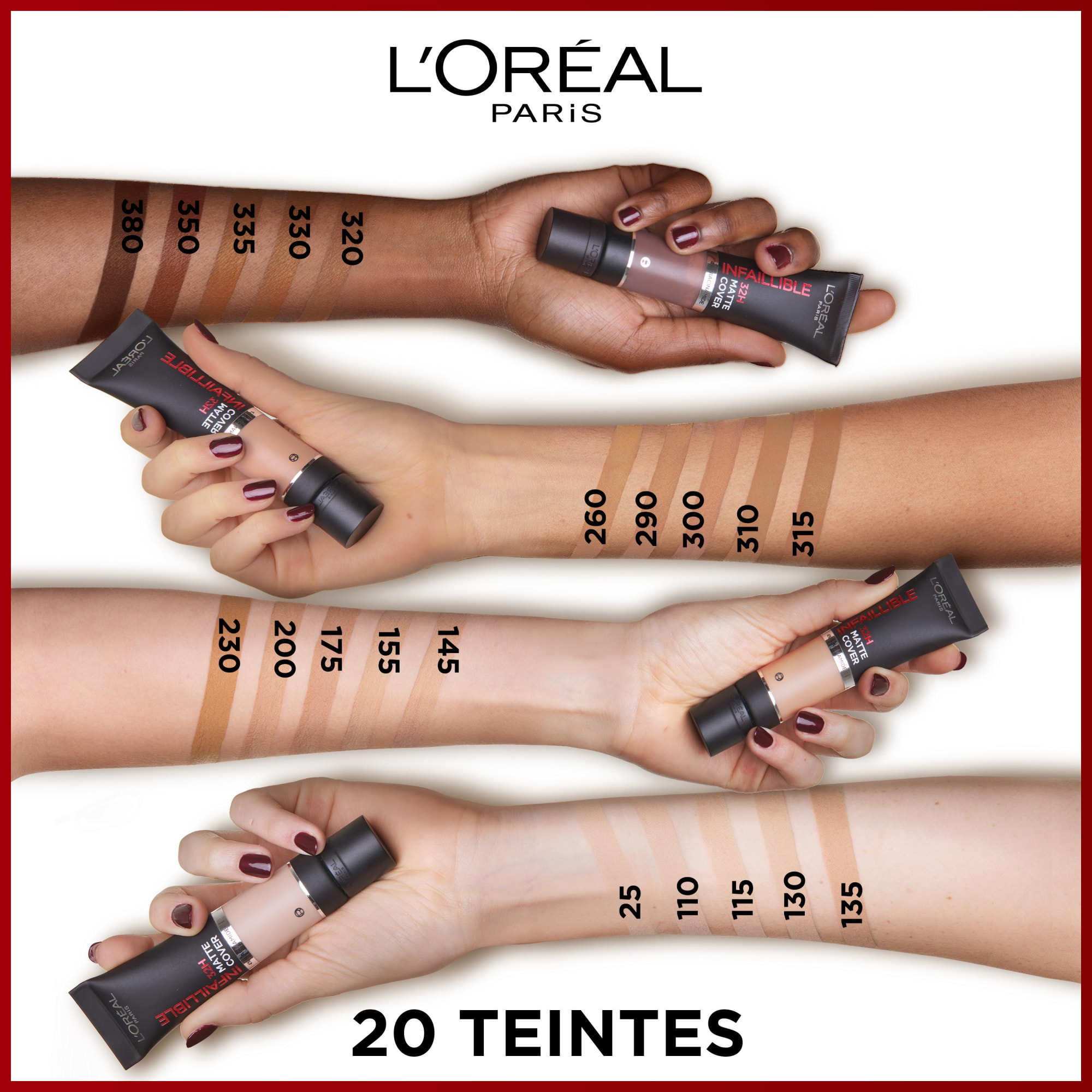 L'Oréal Paris Infaillible 32H Matte Cover Fond de teint 330 Sous-Ton Neutre