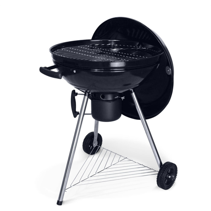 Barbecue charbon de bois Georges + mallette d'ustensiles 18 accessoires