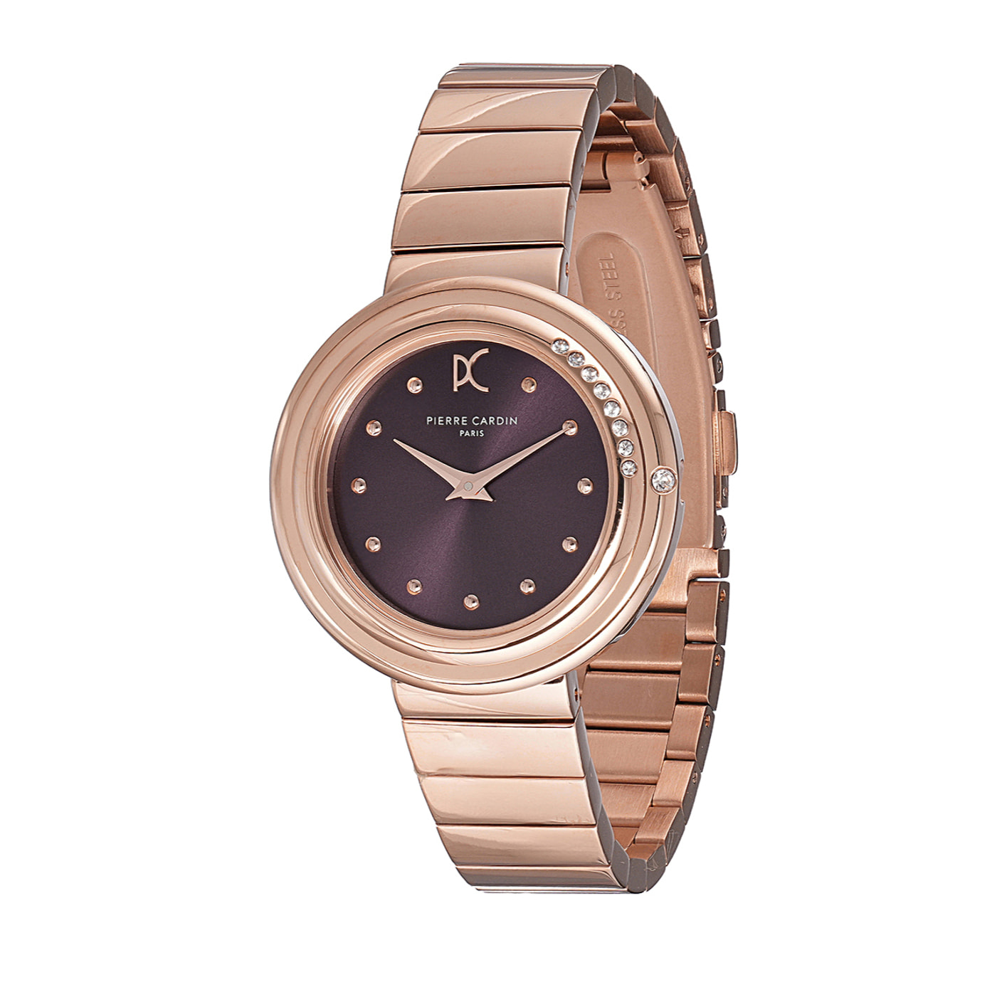 Reloj Pierre Cardin CF.1010.MR Mujer Analogico Cuarzo con Correa de Acero inoxidable