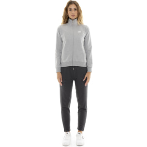 Chándal de mujer de invierno con cuello y cremallera "Plata"