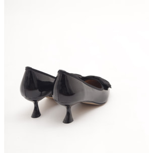 DECOLLETE FIOCCO NERO