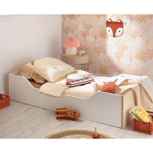 Housse de couette 100x135cm et taie d'oreiller en coton beige