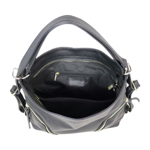 Bolso de hombro Cheval Firenze Sham Negro