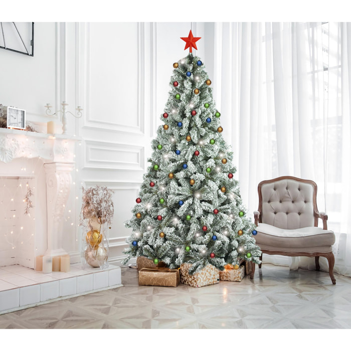 Albero di Natale ''Maria'', Altezza 270 cm, Imbiancato, Extrafolto, 1812 rami, 150x150x270 cm