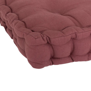 Coussin de sol "Anjali" prune 40x40cm