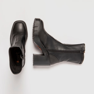 Botines con tacón 1973 NAPPA BLACK/BERNA color Black