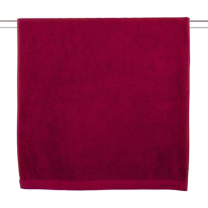 Drap de bain CASUAL - coton 500 g/m2 - bordeaux