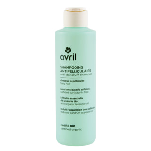 Shampooing Antipelliculaire - 250ml Certifié Bio - Shampooing Antipelliculaire Certifié Bio