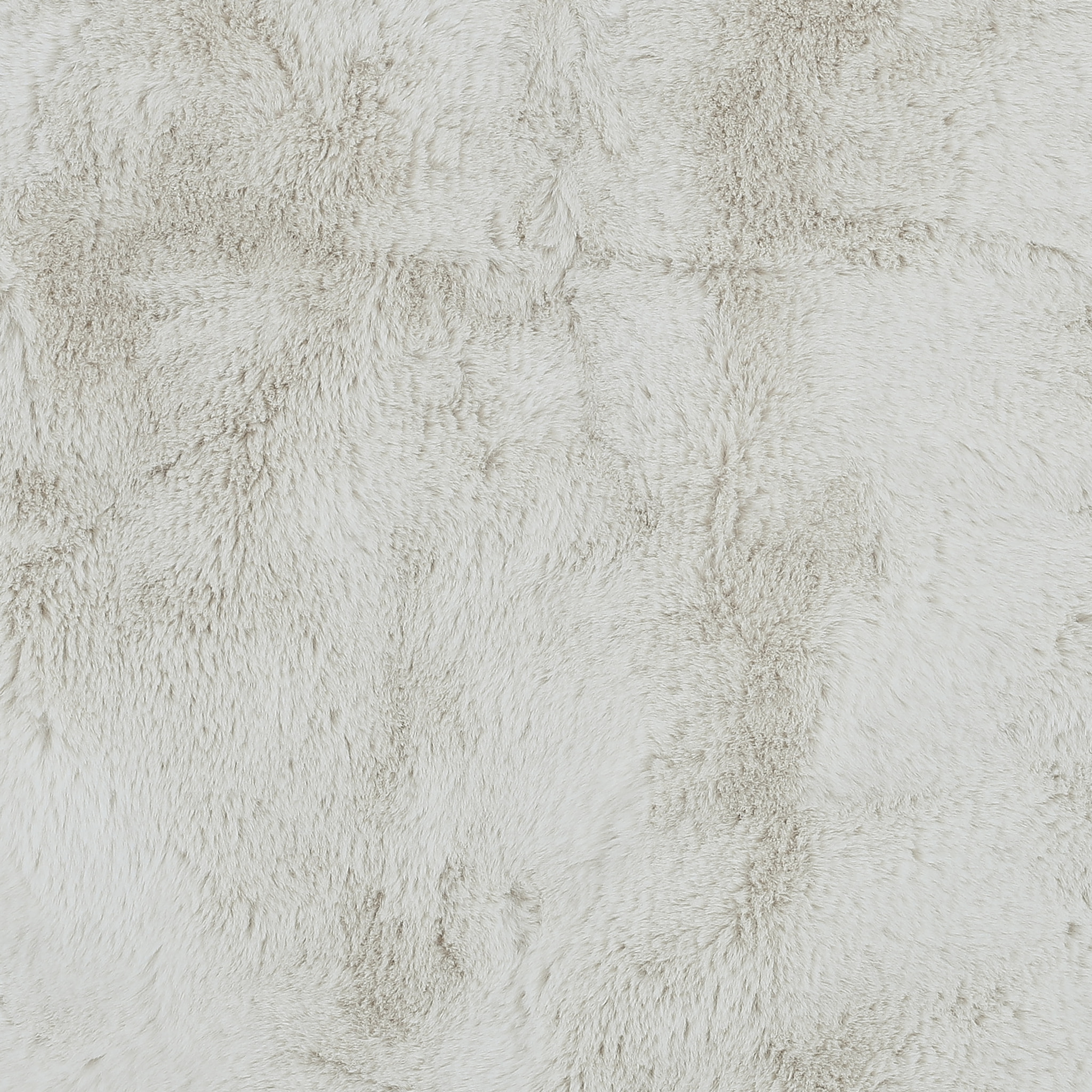 Tapis Imitation Fourrure Poil Fin Ecru 60x90cm