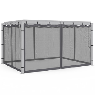 Moustiquaire pour pergola bioclimatique 4x3m