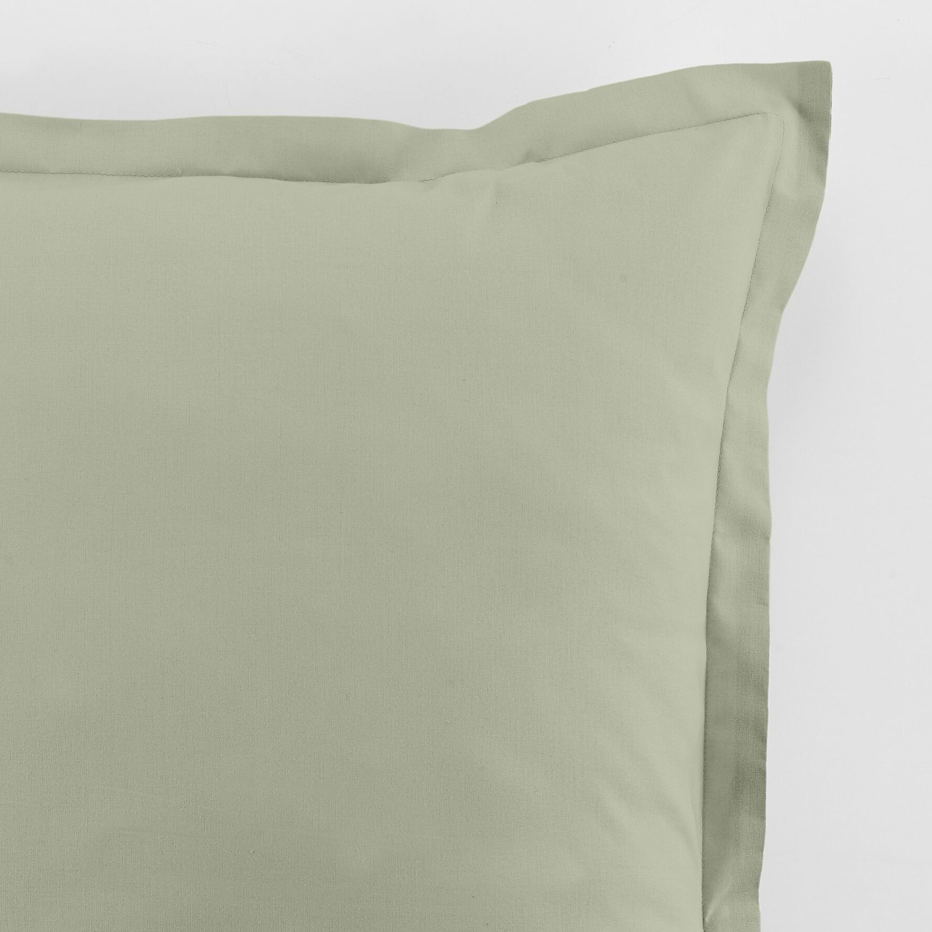 Paire De Taie D'oreiller 100%coton 57fils/2 Verveine