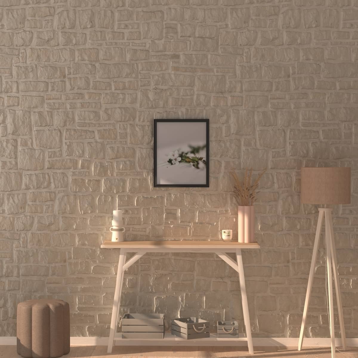 Cadre photo "Mae" en bois 40x50cm noir