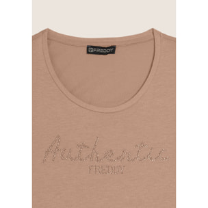 Canotta "Authentic" con logo FREDDY in strass
