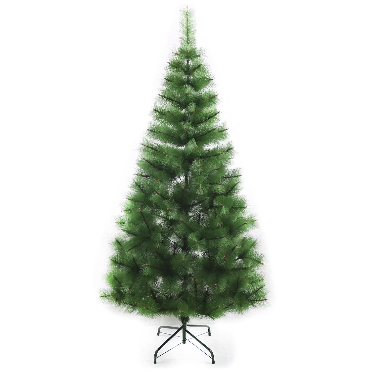 ARBOL NAVIDAD FIBRA VERDE LISO 150CM