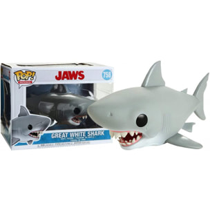 Jaws Funko POP Movies Vinile Figura Grande Squalo Bianco 15 cm