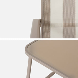 Salon de jardin métal 4 places SILVI