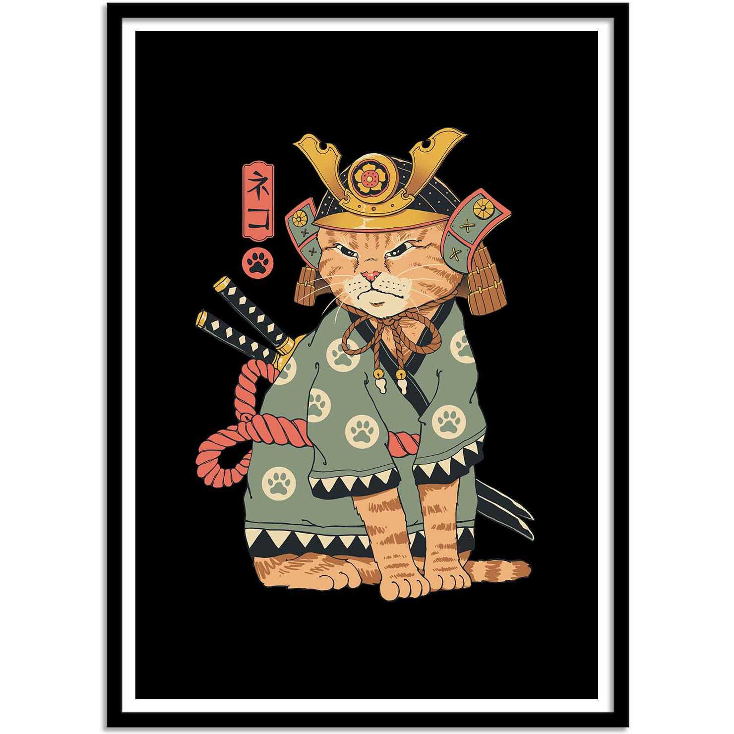 Affiche - Neko Samurai - Vincent Trinidad