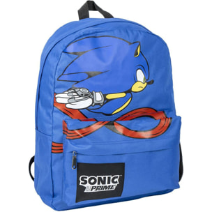 Mochila Escolar Grande 42 Cm Sonic Prime