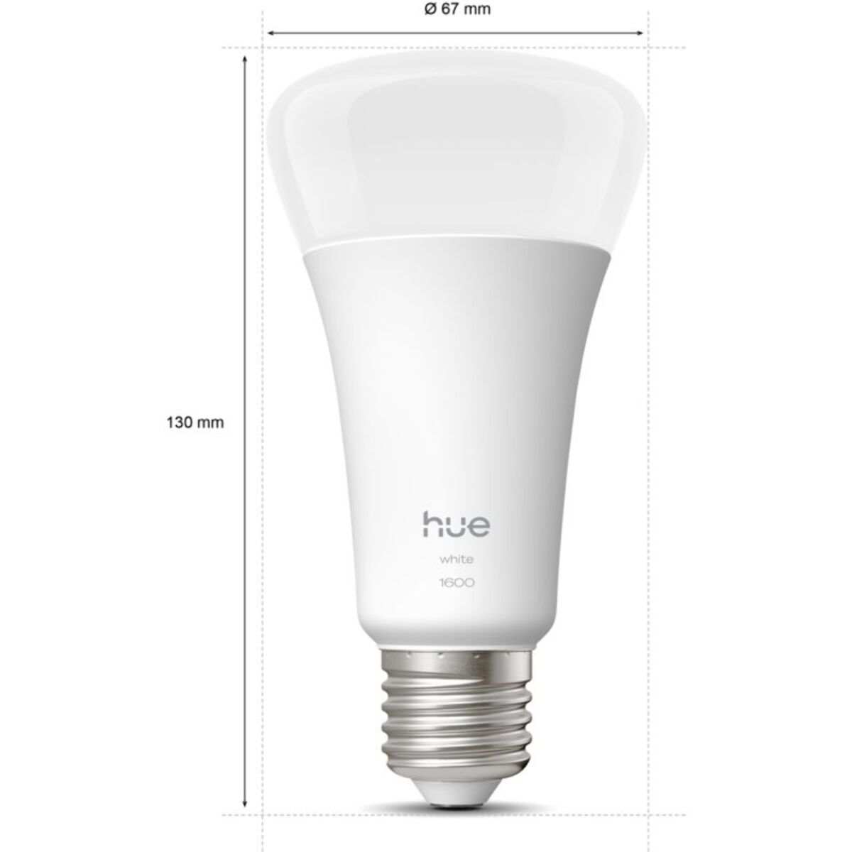 Ampoule LED connectée PHILIPS HUE White E27 100W