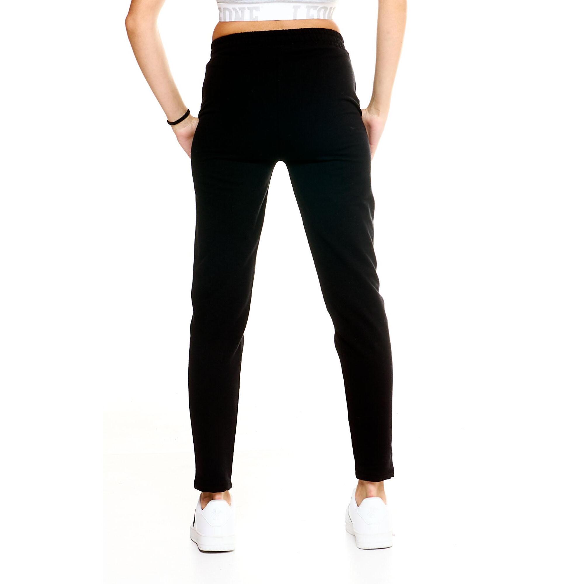 Pantalón de chándal básico con costuras verticales para mujer de Leone