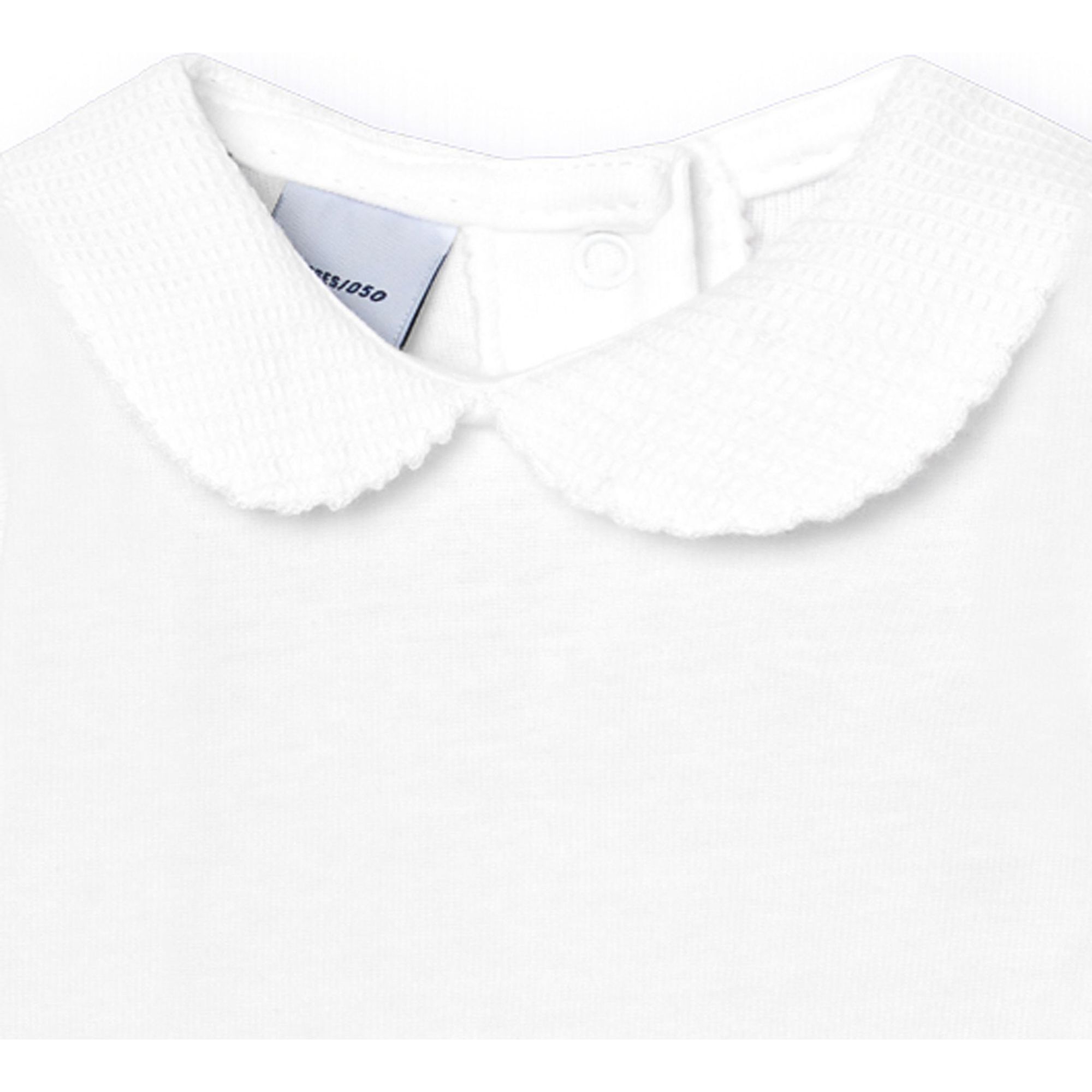 Body bebé manga corta cuello piqué