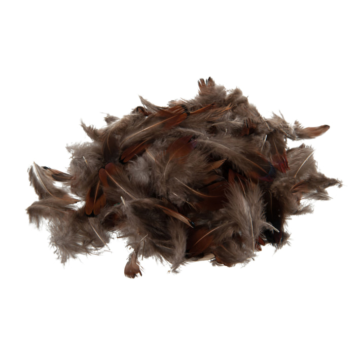 J-Line sachet plumes Naturel - rouille/noir - 30 Grammes