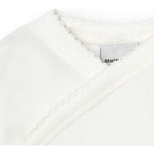 Body cruzado bebé manga larga algodón