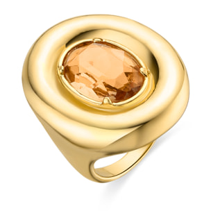 Anillo LUX BY LUX acabado en oro amarillo 18K