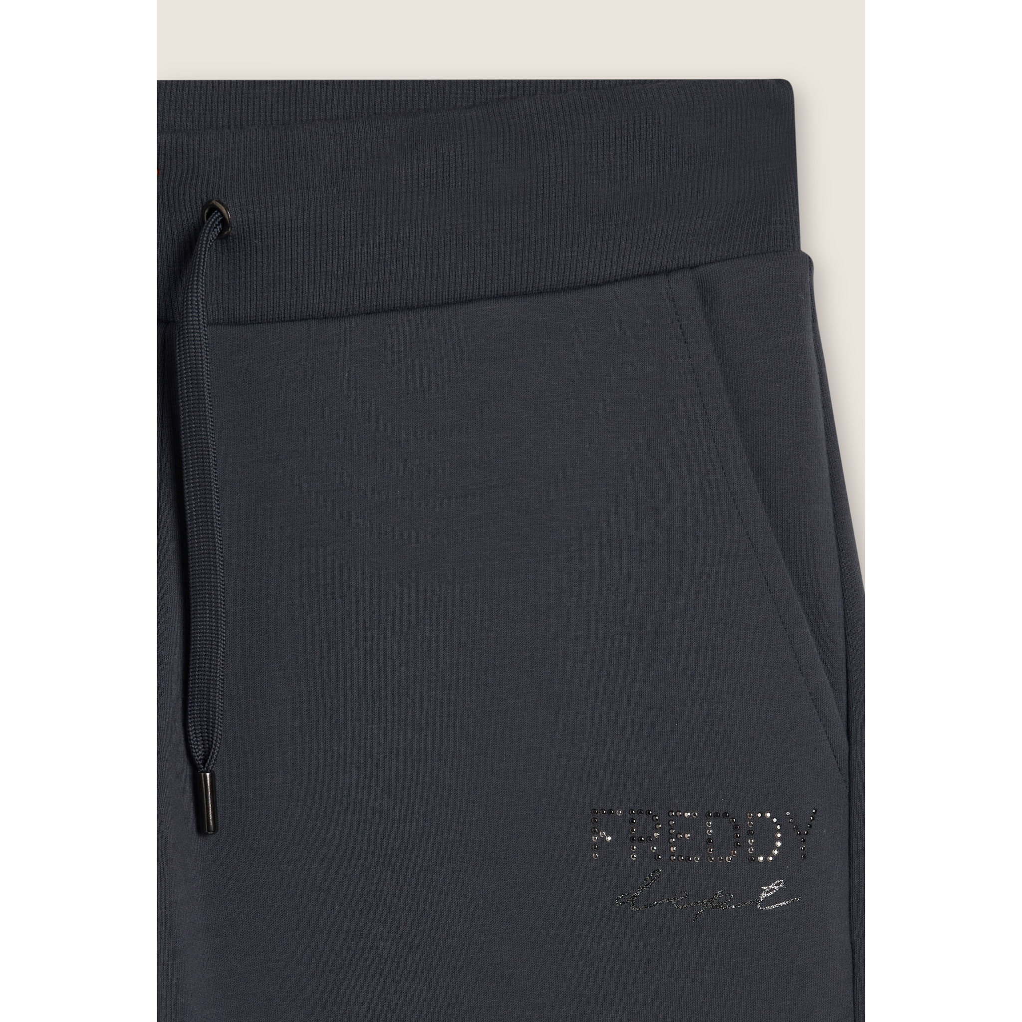 Pantaloni regular fit con gamba dritta e coulisse