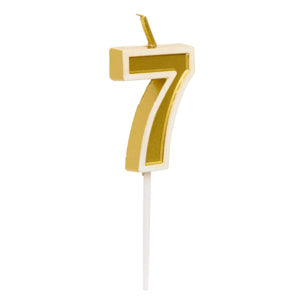 Bougie d'anniversaire Numéro 7