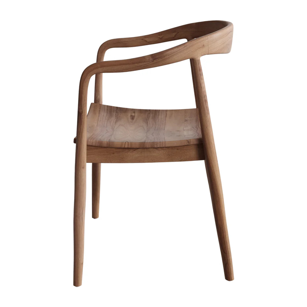 Chaise en bois de teck biseauté - Lombok
