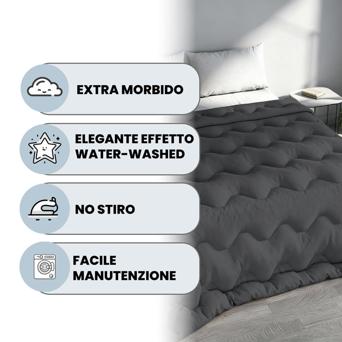 TRAPUNTA INVERNALE WATERWASHED MATRIMONIALE Made in Italy