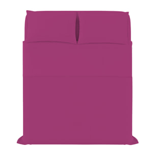 COMPLETO LETTO ELEGANT, 100% Microfibra, No Stiro - FUCSIA
