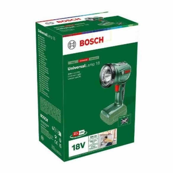 Lampe sans fil Universal Lamp 18 BOSCH -sans batterie ni chargeur - 06039A1100