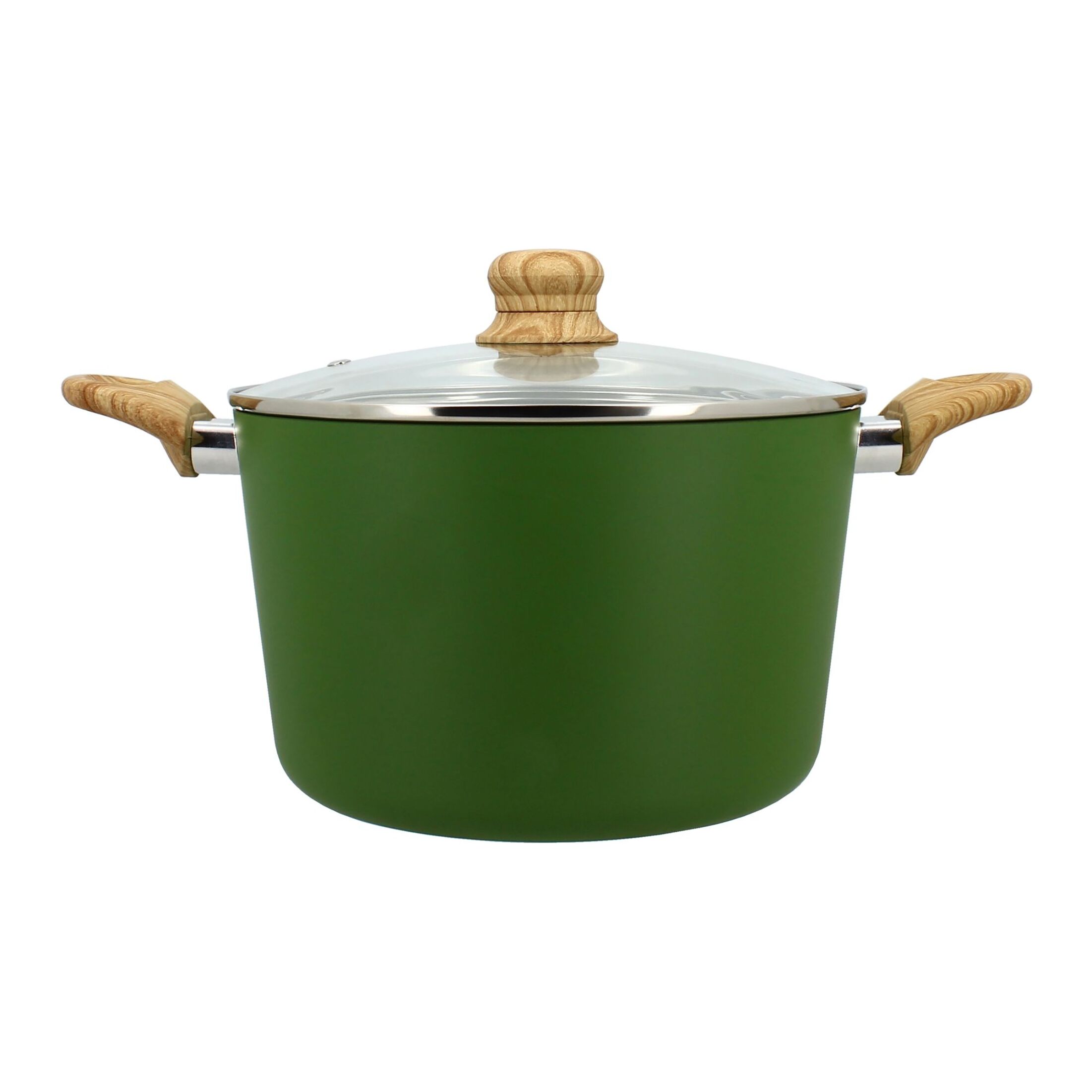 Faitout en revêtement céramique 24cm vert - tous feux COLORAMA