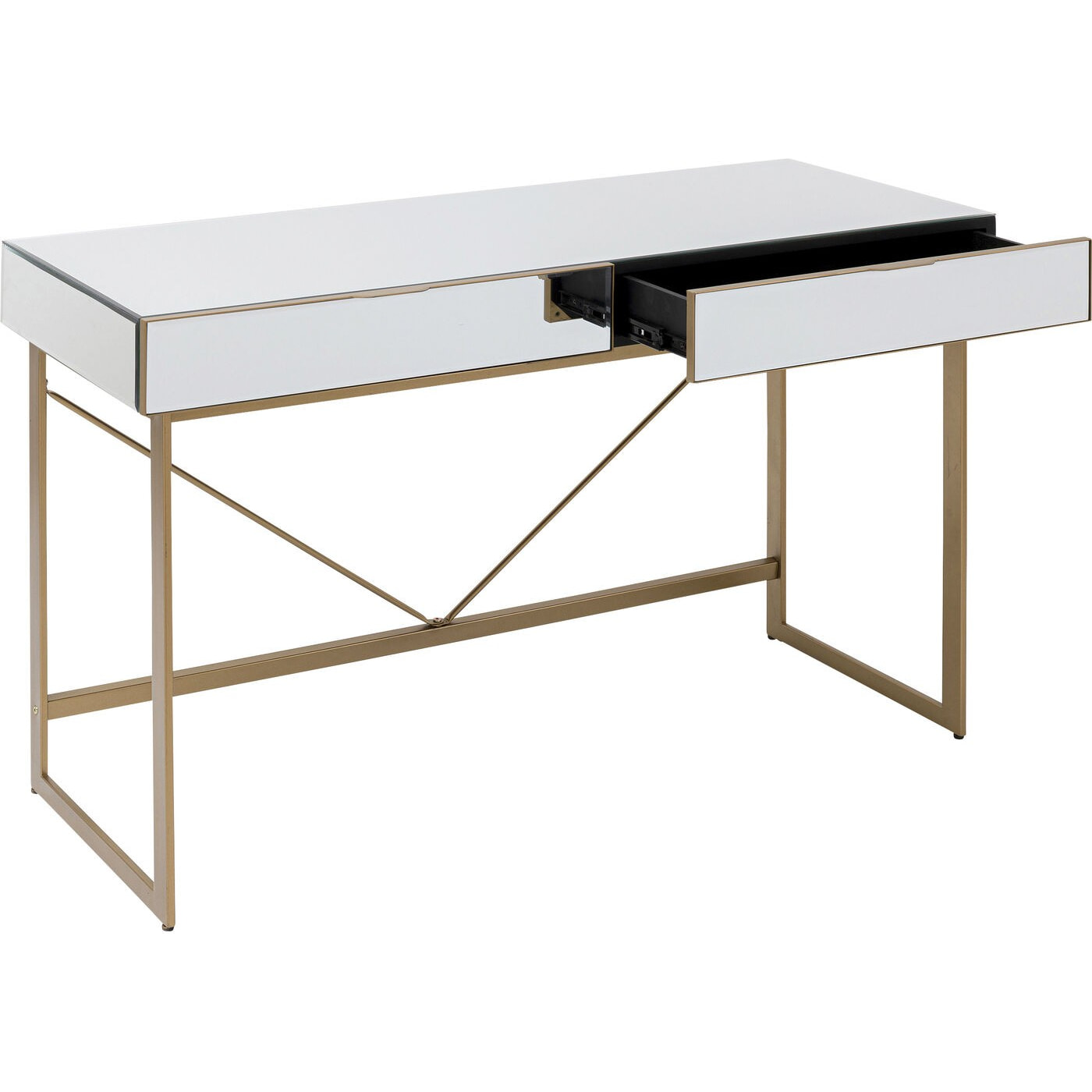 Bureau Soran 120x50cm doré Kare Design