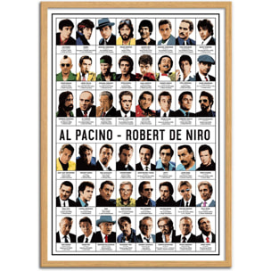 Affiche - Al Pacino and Robert de Niro - Olivier Bourdereau