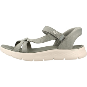Sandalias Mujer Slip-ins  Go Walk Flex Verde