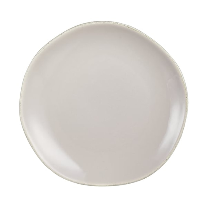 6 assiettes plates 22,8 cm Rocaleo Sable