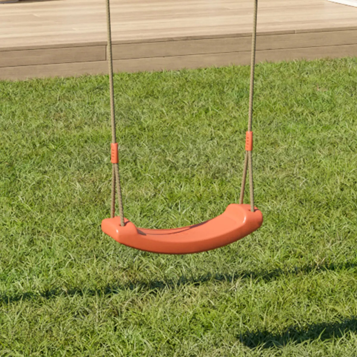 Balançoire plastique corail pour portiques de 1,90 à 2,50 m