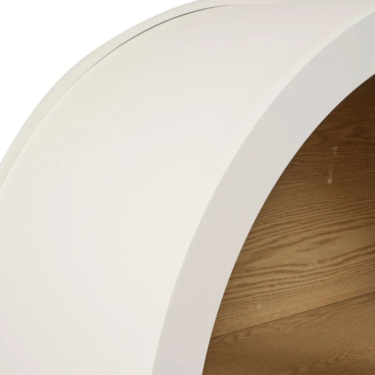 Vaisselier 4 portes 4 niveaux ivoire H180cm