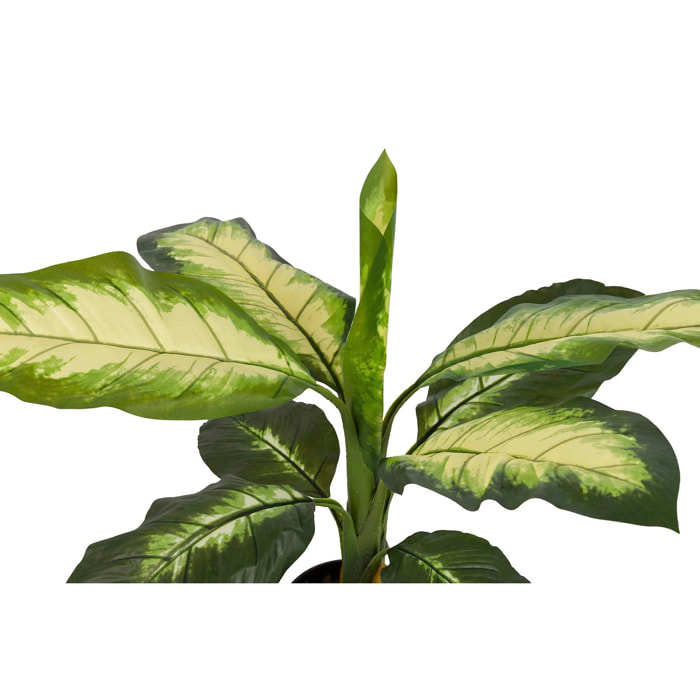 Planta Artificial Dieffenbachia Dotied Con Maceta 60x60x90 Cm