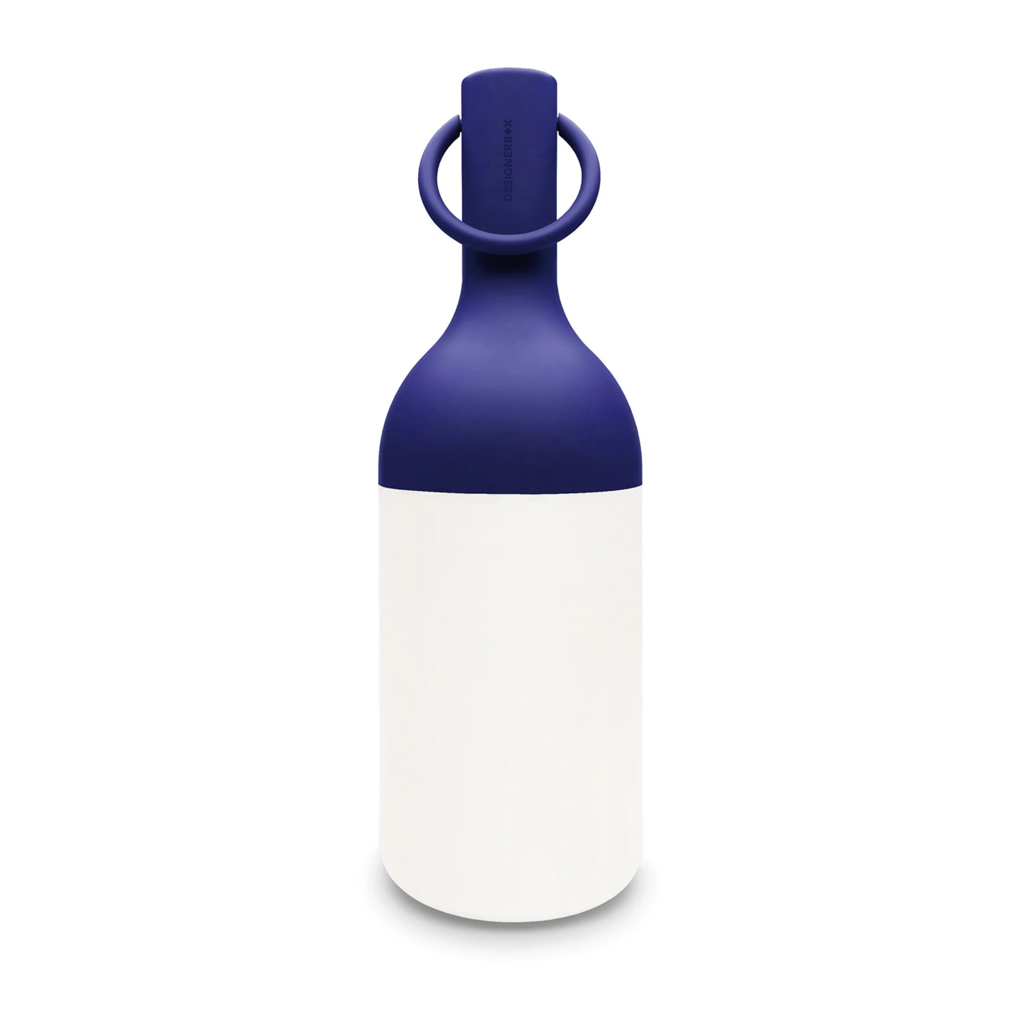 Petite lampe nomade en plastique bleu - Elo