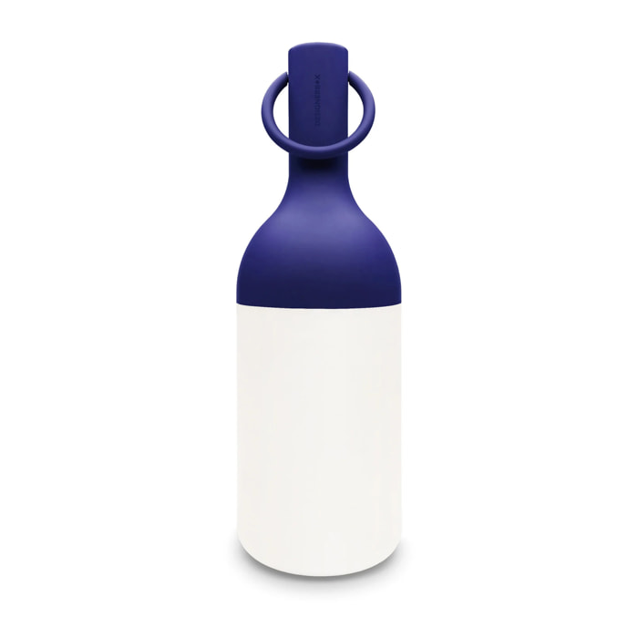 Petite lampe nomade en plastique bleu - Elo