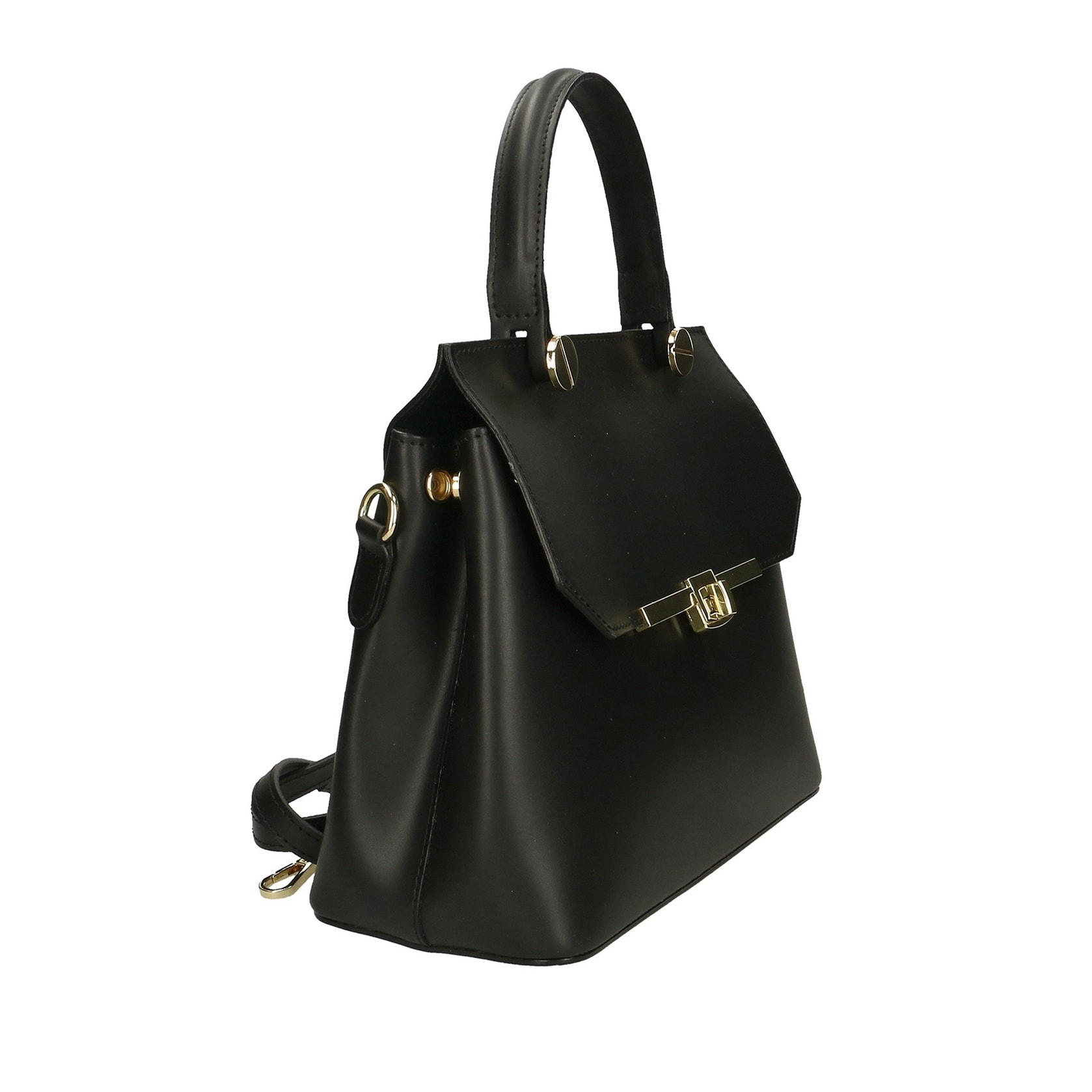 Borsa a mano da donna Made in Italy - Modello Lunaria - 100% pelle - 27.0 x 23.0 x 12.0 cm