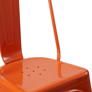 Chaise "Niko" orange