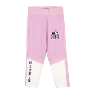 Legging Largo Minnie Mouse - Color Rosa - Talla 12A
