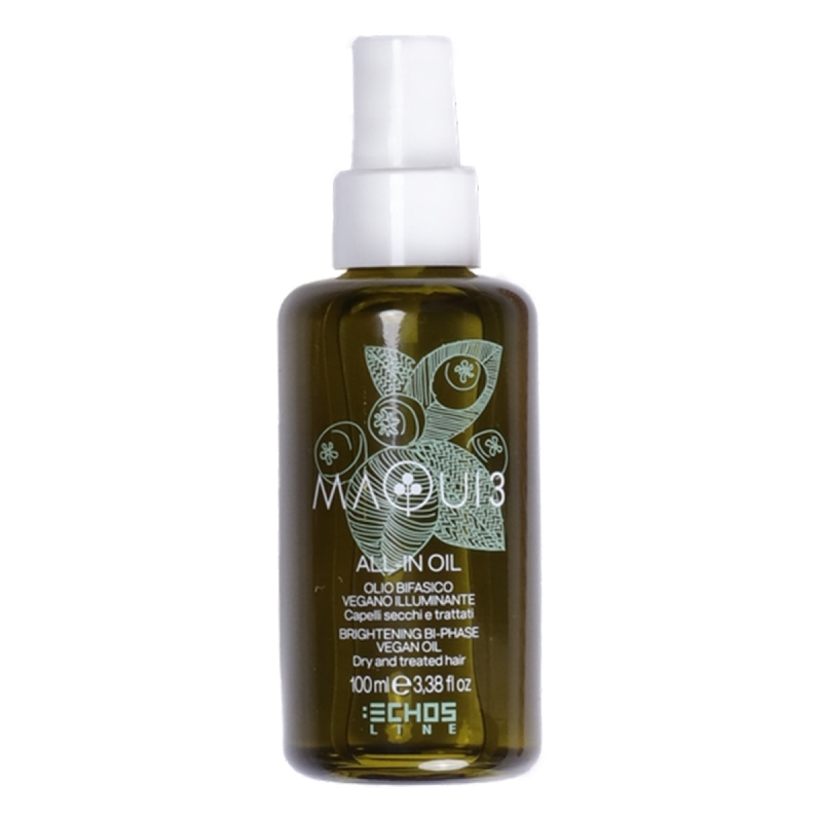 ECHOSLINE Maqui 3 All-in Oil - Cabello Seco y Tratado 100ml